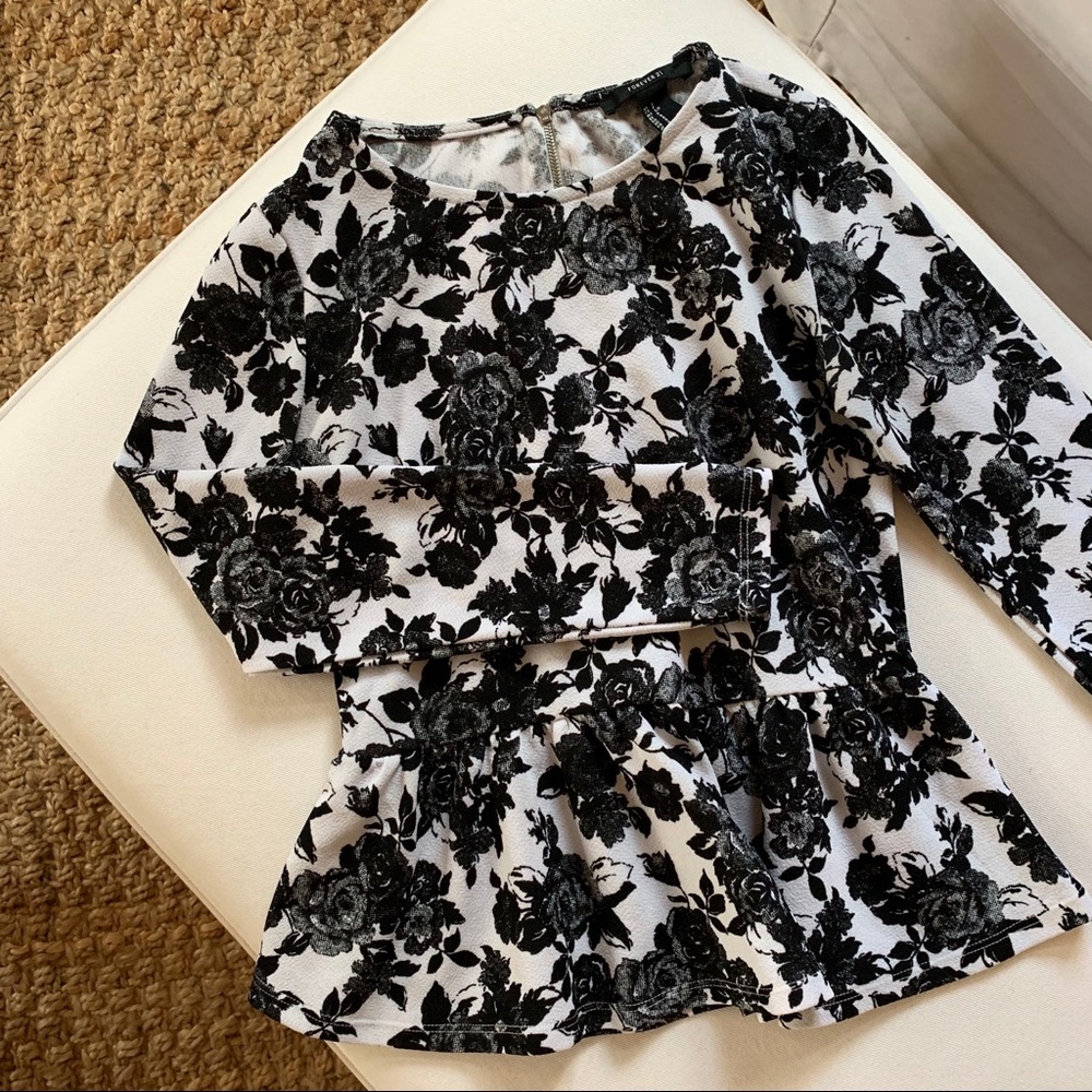 Floral Peplum Top